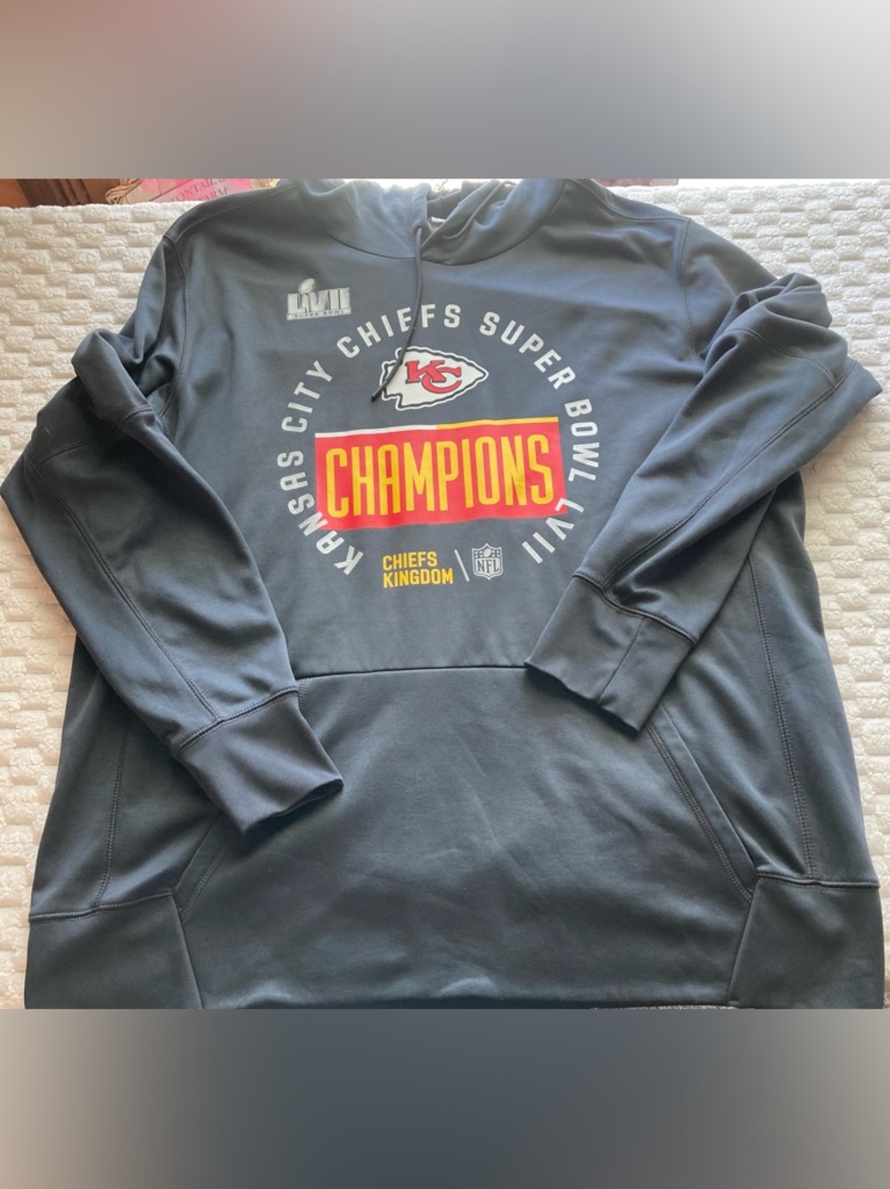 Kansas City Chiefs Nike Champions Black Pullover Hoodie